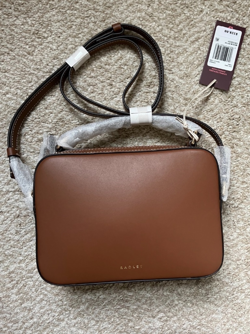 Radley London Brown Leather Crossbody Bag - Hadley Lane
